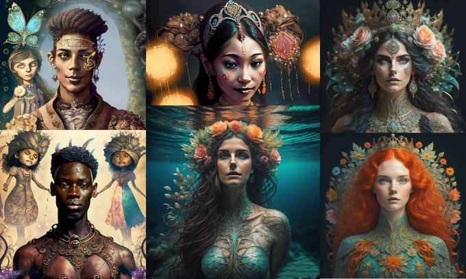 Create professional and detailed ai art using midjourney by Art_ooj ...