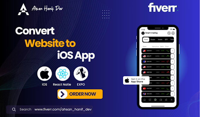 convert you website to ios app with webview