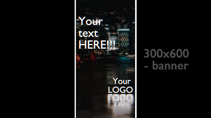 make modern web banners for your business