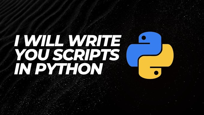 Write scripts in python by Alvarorp19 | Fiverr