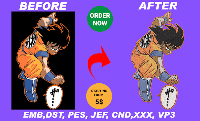 do embroidery digitizing in dst pes emb pxf file