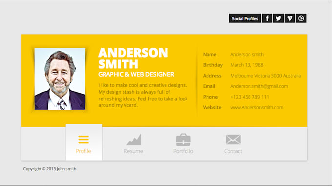 Design Creative Personal Portfolio Or Resume Website By Irfansheikh