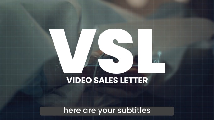 produce stunning vsl, video sales letter or sales video