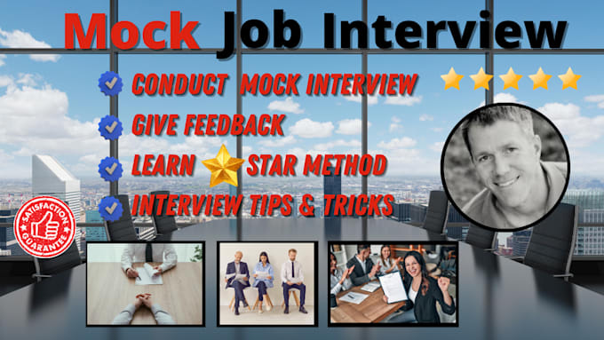conduct a mock job interview and coach for job search