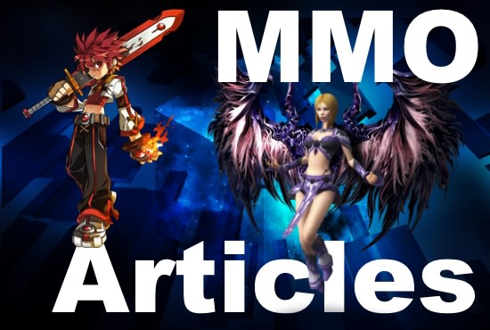 write a specialist mmo  game related article