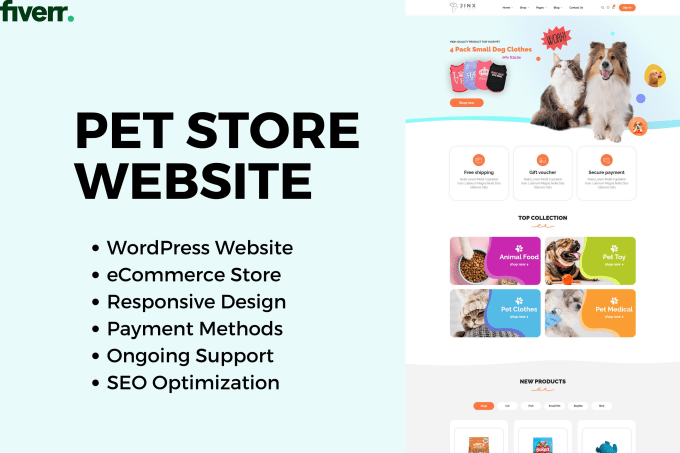 Pet top accessories websites
