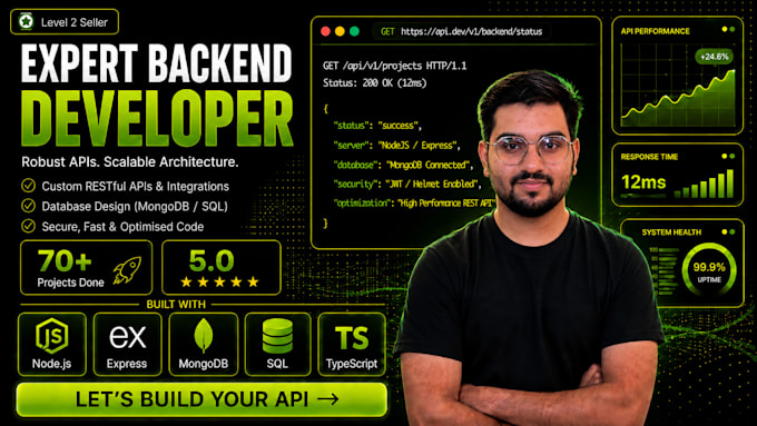 do backend development with rest apis using node express ejs mongodb