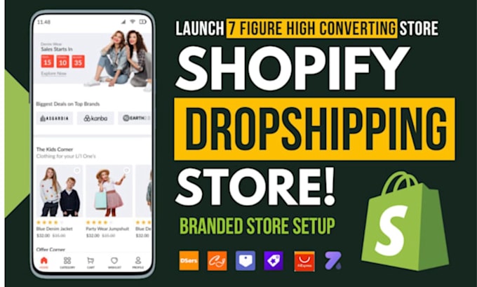 be your shopify expert and build shopify website