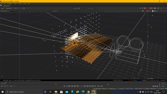 do vfx cleanups to feature and commercial shots