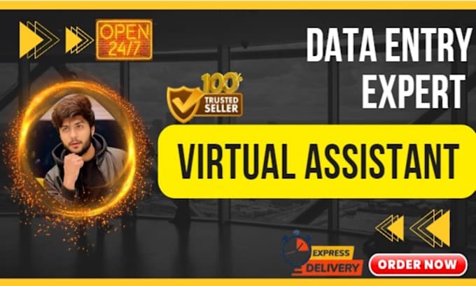 be your best professional fast data entry, virtual assistant