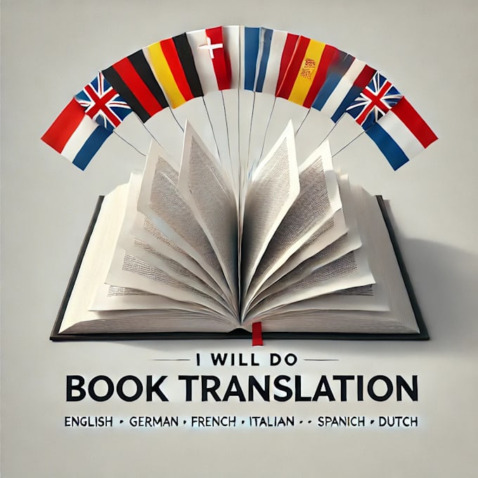 do book translation to german,french dutch, chinese, spanish and italian