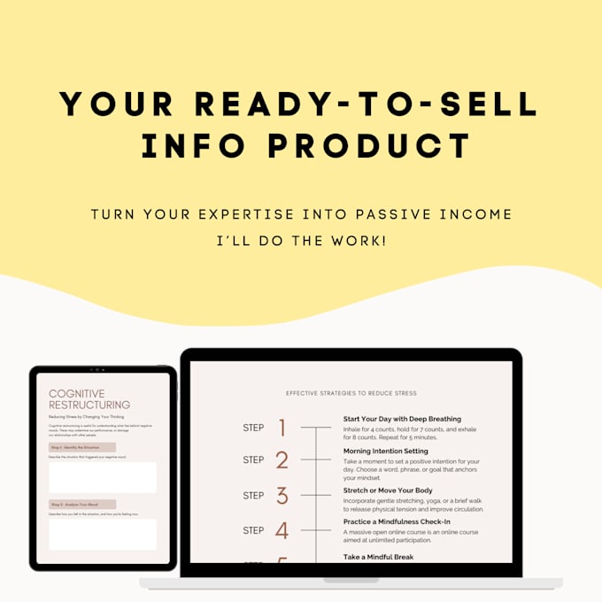 create a digital info product for selling online for you