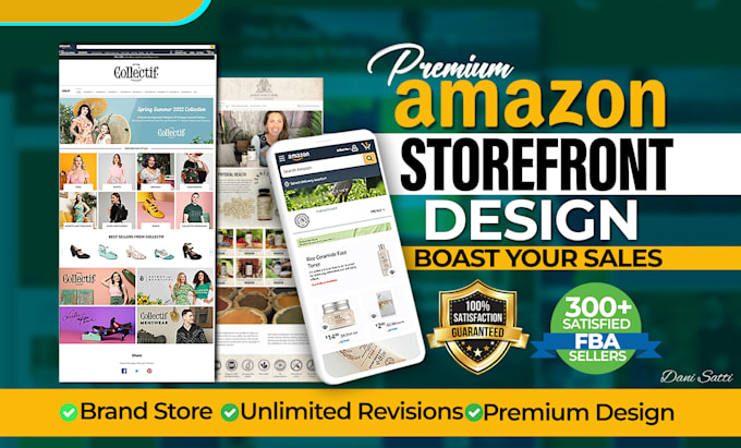 create your amazon brand store or storefront design