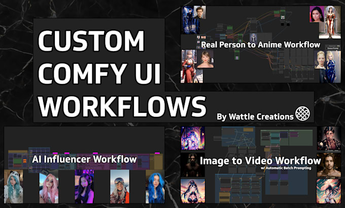 Build You A Custom Comfyui Stable Diffusion Workflow By Wattle Creation Build You A Custom Comfyui Stable Diffusion Workflow By Wattle Creation