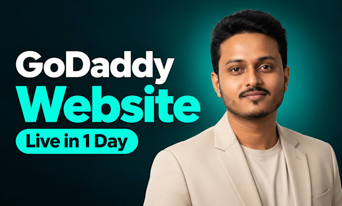 design and build a godaddy website builder or godaddy wordpress site
