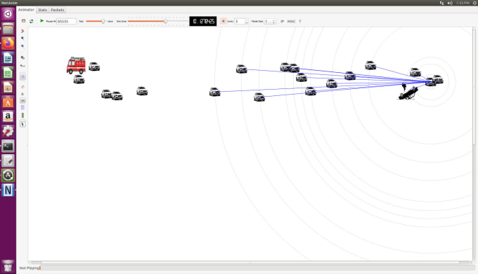 do ns3 simulation for wired and wireless networks
