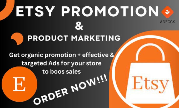 I will do etsy promotion for etsy store and etsy product marketing to active USA buyers