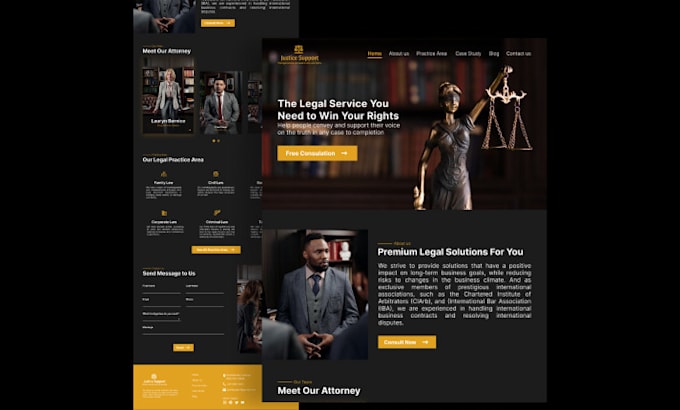 Do an elegant and responsive company profile ui ux design by Desainuna ...