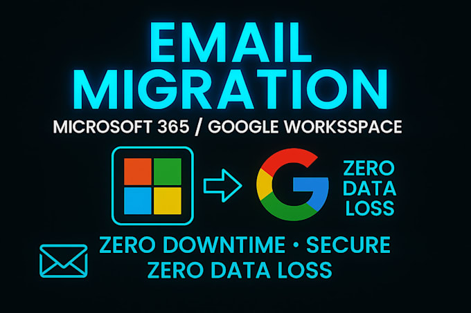 email migration to microsoft 365 or google workspace from any email system