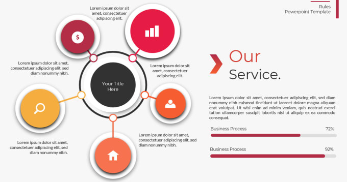 Modify powerpoint presentation template and investor pitch deck design