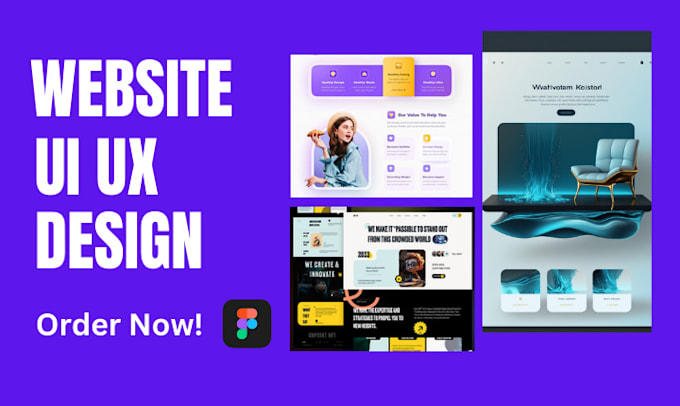 Design a professional figma responsive website, ui ux design by ...