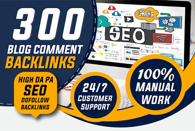 make 300 manually dofollow blog comments backlinks