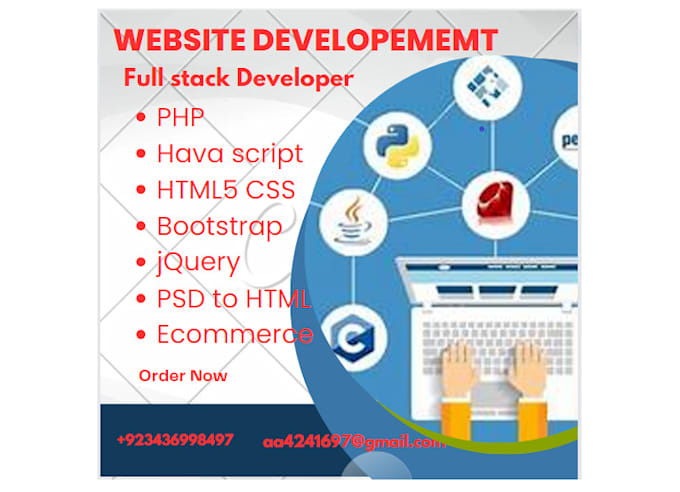 Full stack web developer by Manzar2914 | Fiverr