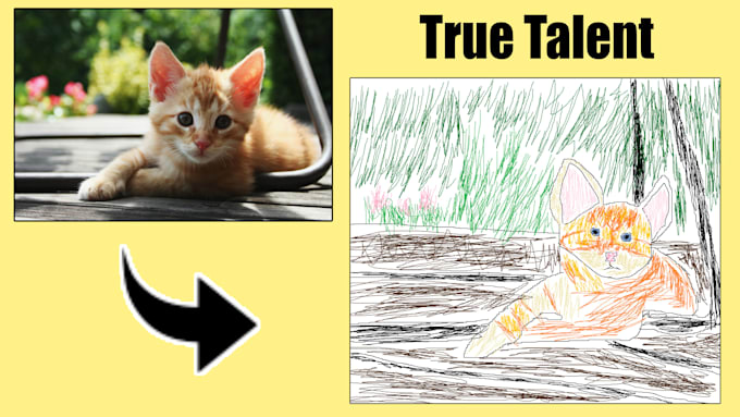 poorly recreate your picture in microsoft paint