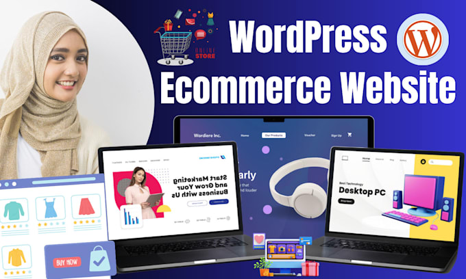 create wordpress ecommerce website using woocommerce