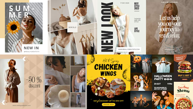 create canva instagram post and social media templates