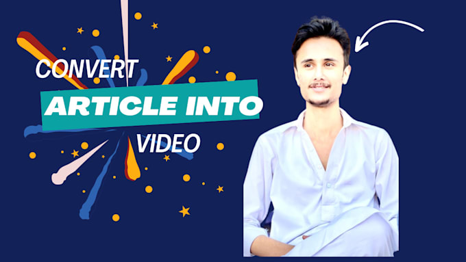 convert article, blog post or text to video with voiceover