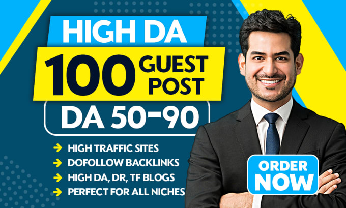 provide high da guest post on high da websites with dofollow backlinks