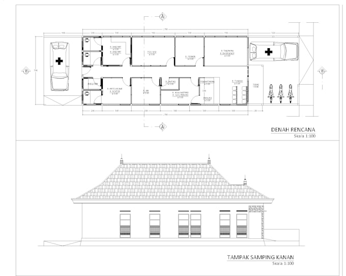 drawing 2d arctitecture design