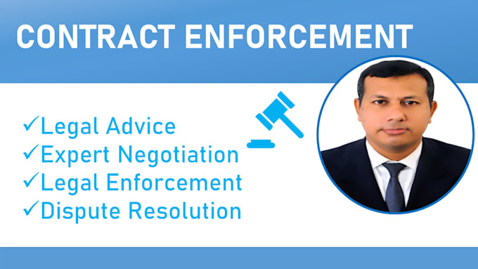 do contract negotiation, dispute resolution, and enforcement