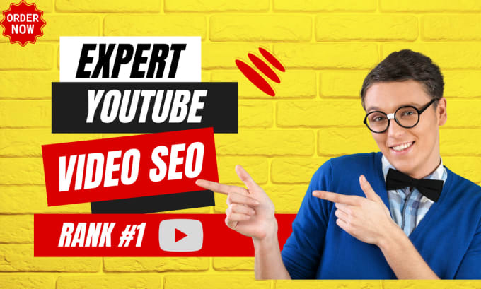 I will do expert youtube SEO optimizations for channel and videos