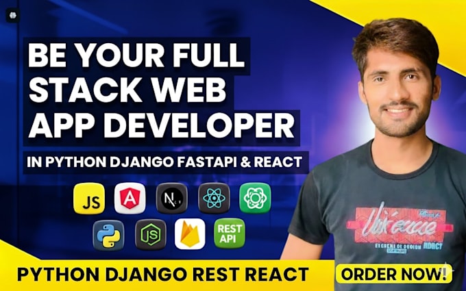 be your python django rest api developer