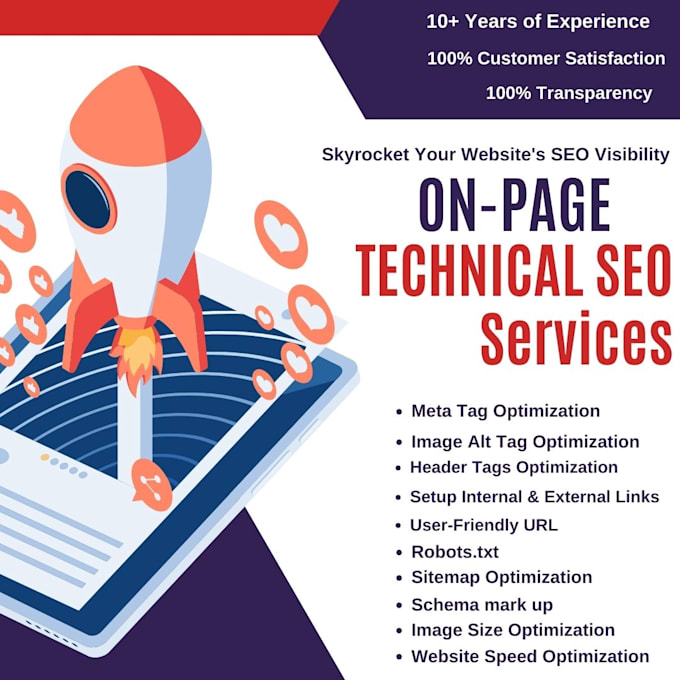do on page and technical SEO for your website