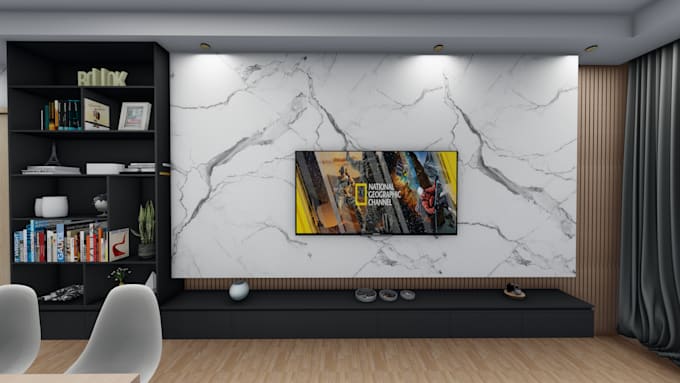 design and render modern interior design
