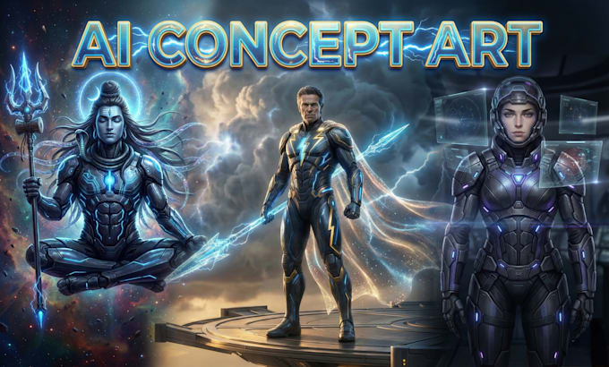 create, fix hyper detailed cinematic fantasy world environments using ai