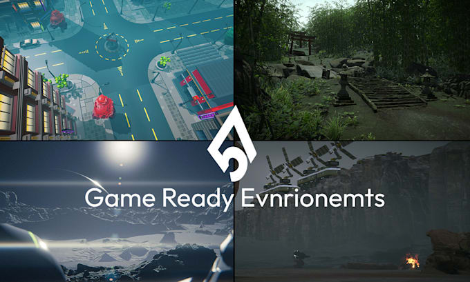 author game ready 3d terrains and environments for you