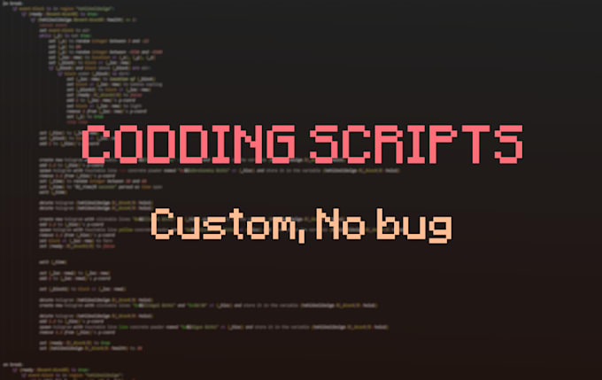 Code scripts for your minecraft server by The2felon | Fiverr