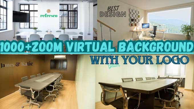 Design a custom zoom virtual background by Aiza_designers | Fiverr