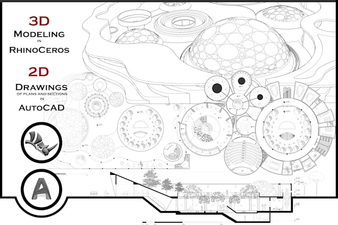do your architectural 2d drawings and 3d modeling