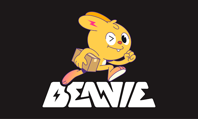 design a cartoon mascot logo for your brand