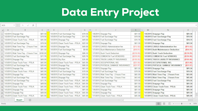 Do data entry, copy paste, data collection to excel by Mr_sunil1702 ...