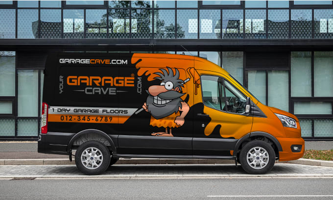 professional and stunting van wrap design
