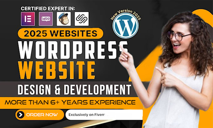 design clean and responsive wordpress website