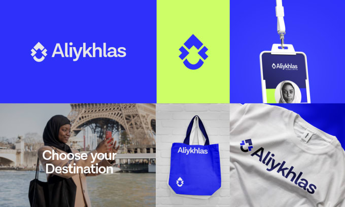 design a clean minimalist logo and branding