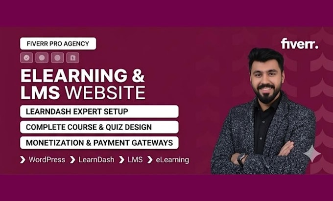 create elearning website, school lms, coaching website