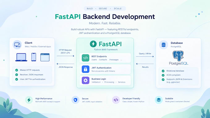 build a production ready fastapi backend for your saas product